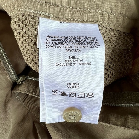 Columbia PFG Lightweight Aruba Roll-Up Pants Size 6 Regular  Hiking Fishing GUC - Picture 10 of 11